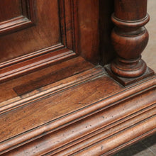 Load image into Gallery viewer, Antique French walnut hall cabinet or sideboard with drawers and cupboards. B12618
