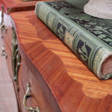 Load image into Gallery viewer, Pair of Vintage French Bedside Tables with Marquetry Inlay and Pull Out Slides. B12799

