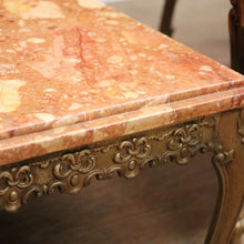 Load image into Gallery viewer, A Set of Three Nesting Tables, Marble and Brass Lamp or Side Tables. B12227
