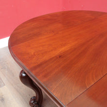 Load image into Gallery viewer, Vintage English Mahogany Dining Table with Two Extension Leaves Circa 1940. B13025
