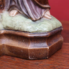 Load image into Gallery viewer, Vintage Italian Hand Painted Holy Family Sculpture Featuring Mary Joseph and Jesus. B12784
