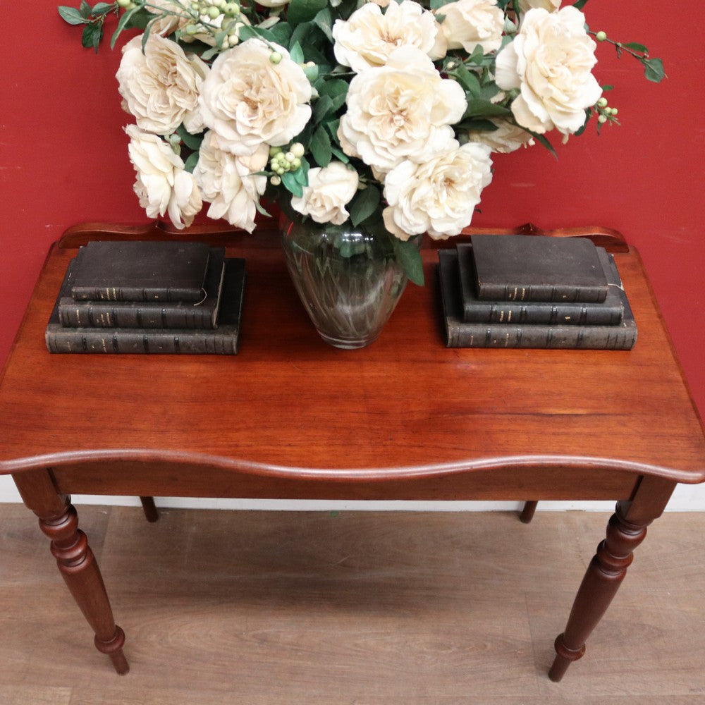 Mysafa Table Antique Australian Cedar Hall Table or Safa Side Table with Turned Leg ...
