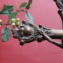 Load image into Gallery viewer, Antique French Solid Brass Standing Altar Crucifix with Decorative Flared Ends. B12787
