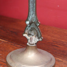 Load image into Gallery viewer, Antique French Solid Brass Standing Altar Crucifix with Decorative Flared Ends. B12787
