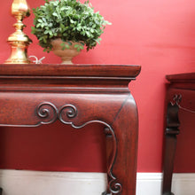 Load image into Gallery viewer, Pair of Vintage Chinese Style Hardwood Table Lamps, Side Table, Coffee Table. B12459
