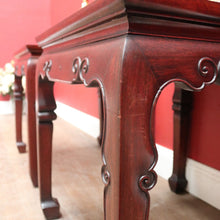 Load image into Gallery viewer, Pair of Vintage Chinese Style Hardwood Table Lamps, Side Table, Coffee Table. B12459
