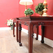 Load image into Gallery viewer, Pair of Vintage Chinese Style Hardwood Table Lamps, Side Table, Coffee Table. B12459

