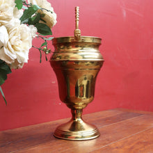 Load image into Gallery viewer, Vintage Flemish Brass Champagne Bucket with Swing Handle and Tin-Lined Interior. B12712
