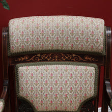 Load image into Gallery viewer, x SOLD Antique French Armchair, Inlay to the timber. Suitable for the Hall, Bedroom or Living. B12240
