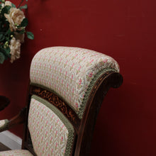 Load image into Gallery viewer, x SOLD Antique French Armchair, Inlay to the timber. Suitable for the Hall, Bedroom or Living. B12240
