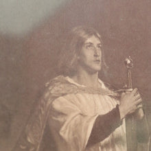 Load image into Gallery viewer, Antique Framed Print of The Vigil by John Pettie (1839-1893) in Thick Oak Frame. B12700
