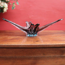 Load image into Gallery viewer, Vintage French Sommerso Art Glass Display Vase with Blue and Purple Layers. B12022
