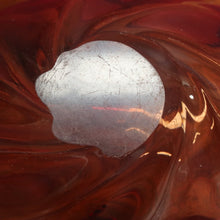 Load image into Gallery viewer, Murano Style Sommerso Art Glass Centrepiece with Amber and Aubergine Tones. B12271

