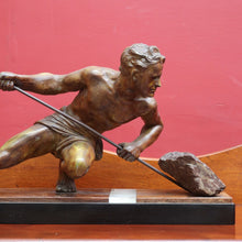 Load image into Gallery viewer, x SOLD Antique French Bronze and Marble Statue Art Deco Sculpture Attributed to Guislain 1930s. B12644
