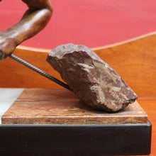 Load image into Gallery viewer, x SOLD Antique French Bronze and Marble Statue Art Deco Sculpture Attributed to Guislain 1930s. B12644
