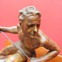 Load image into Gallery viewer, x SOLD Antique French Bronze and Marble Statue Art Deco Sculpture Attributed to Guislain 1930s. B12644
