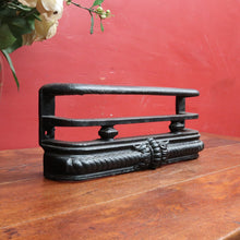 Load image into Gallery viewer, Antique Victorian Cast Iron Fire Fender with Decorative Rope and Scroll Detail. B12953
