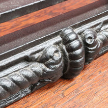 Load image into Gallery viewer, Antique Victorian Cast Iron Fire Fender with Decorative Rope and Scroll Detail. B12953
