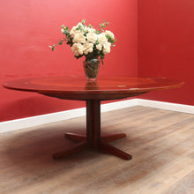 Load image into Gallery viewer, x SOLD Dyrlund Denmark Rosewood Flip-Flap Expandable Dining Table with Four Hidden Leaves – Rare Mid-Century Modern. B12658
