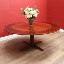 Load image into Gallery viewer, x SOLD Dyrlund Denmark Rosewood Flip-Flap Expandable Dining Table with Four Hidden Leaves – Rare Mid-Century Modern. B12658
