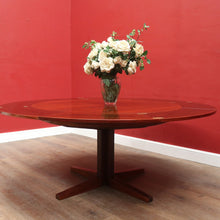 Load image into Gallery viewer, x SOLD Dyrlund Denmark Rosewood Flip-Flap Expandable Dining Table with Four Hidden Leaves – Rare Mid-Century Modern. B12658
