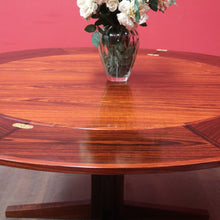 Load image into Gallery viewer, x SOLD Dyrlund Denmark Rosewood Flip-Flap Expandable Dining Table with Four Hidden Leaves – Rare Mid-Century Modern. B12658
