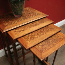 Load image into Gallery viewer, x SOLD Antique French Walnut Nest of Tables, also known as Nesting or Stacking Tables. B12234
