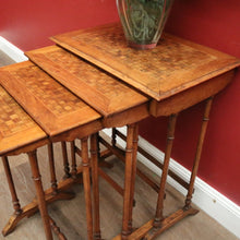 Load image into Gallery viewer, x SOLD Antique French Walnut Nest of Tables, also known as Nesting or Stacking Tables. B12234
