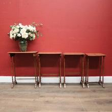 Load image into Gallery viewer, x SOLD Antique French Walnut Nest of Tables, also known as Nesting or Stacking Tables. B12234
