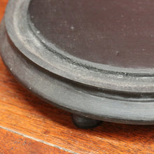 Load image into Gallery viewer, Antique French Napoleon III Glass Cloche or Bell Jar on Black Painted Timber Base. B12314
