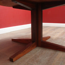 Load image into Gallery viewer, x SOLD Dyrlund Denmark Rosewood Flip-Flap Expandable Dining Table with Four Hidden Leaves – Rare Mid-Century Modern. B12658

