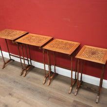 Load image into Gallery viewer, x SOLD Antique French Walnut Nest of Tables, also known as Nesting or Stacking Tables. B12234
