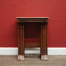 Load image into Gallery viewer, x SOLD Antique French Walnut Nest of Tables, also known as Nesting or Stacking Tables. B12234
