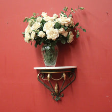 Load image into Gallery viewer, x SOLD French Wall Hanging Hand-forged Iron and Marble Statue Holder or Wall Bracket. B12235
