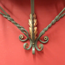Load image into Gallery viewer, x SOLD French Wall Hanging Hand-forged Iron and Marble Statue Holder or Wall Bracket. B12235
