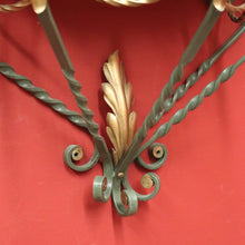Load image into Gallery viewer, x SOLD French Wall Hanging Hand-forged Iron and Marble Statue Holder or Wall Bracket. B12235
