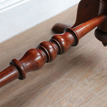 Load image into Gallery viewer, English Pine Chess Table with Hand-Painted Chessboard Top and Turned Legs. B13044
