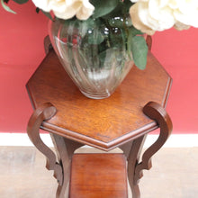 Load image into Gallery viewer, Australian Maple Plant or Statue Stand, Art Nouveau Era with Elegant Lines. B12648
