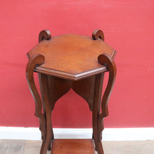 Load image into Gallery viewer, Australian Maple Plant or Statue Stand, Art Nouveau Era with Elegant Lines. B12648
