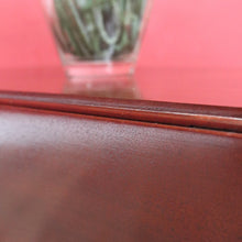 Load image into Gallery viewer, English Mahogany Coffee Table with Drop Sides, Drawer and Turned Legs. B12652
