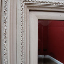 Load image into Gallery viewer, Vintage French Provincial Style Bevelled Wall Mirror in Antique Ivory Finish. B13046
