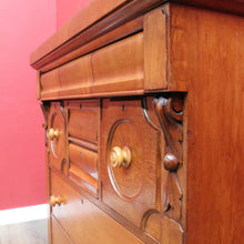 Load image into Gallery viewer, Antique Australian Cedar Chest of Eight Drawers with Original Mother of Pearl Handles. B13043
