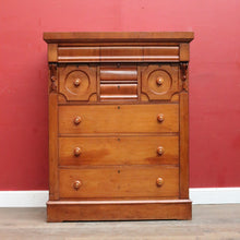 Load image into Gallery viewer, Antique Australian Cedar Chest of Eight Drawers with Original Mother of Pearl Handles. B13043
