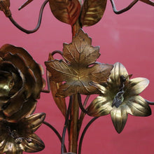 Load image into Gallery viewer, Antique French Gilt Brass Ecclesiastical Altar Ornament with Wheat Grapes and Cross. B12398
