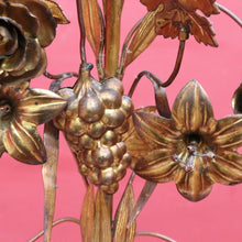Load image into Gallery viewer, Antique French Gilt Brass Ecclesiastical Altar Ornament with Wheat Grapes and Cross. B12398
