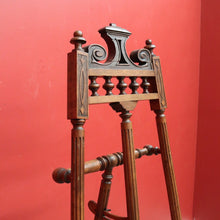 Load image into Gallery viewer, x SOLD Antique French Walnut Easel, French Painters Easel, Painting Holder, Music Stand B10521
