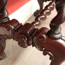 Load image into Gallery viewer, x SOLD Antique English Mahogany Hall Table, Side Table, Single Drawer Hall Table, Desk. B10055
