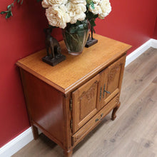 Load image into Gallery viewer, x SOLD Vintage French Sideboard, Hall Cupboard, 2 Door, Single Drawer, Bedside Cabinet B10515
