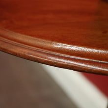 Load image into Gallery viewer, x SOLD Antique English Walnut Wine Table, Antique Circular Lamp or Pedestal Side Table. B9742
