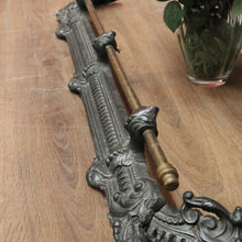 Load image into Gallery viewer, x SOLD Vintage Cast Iron and Brass Fire Fender, or Fire Place Curb. B11279
